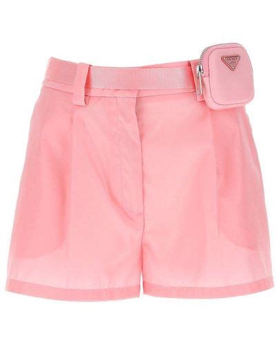 prada pink shorts